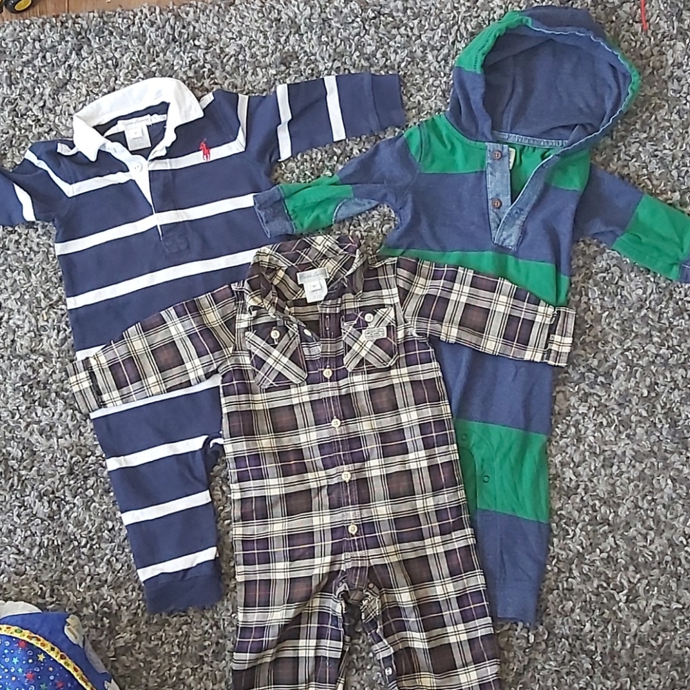 Ralph Lauren and Gap Romper Bundle
